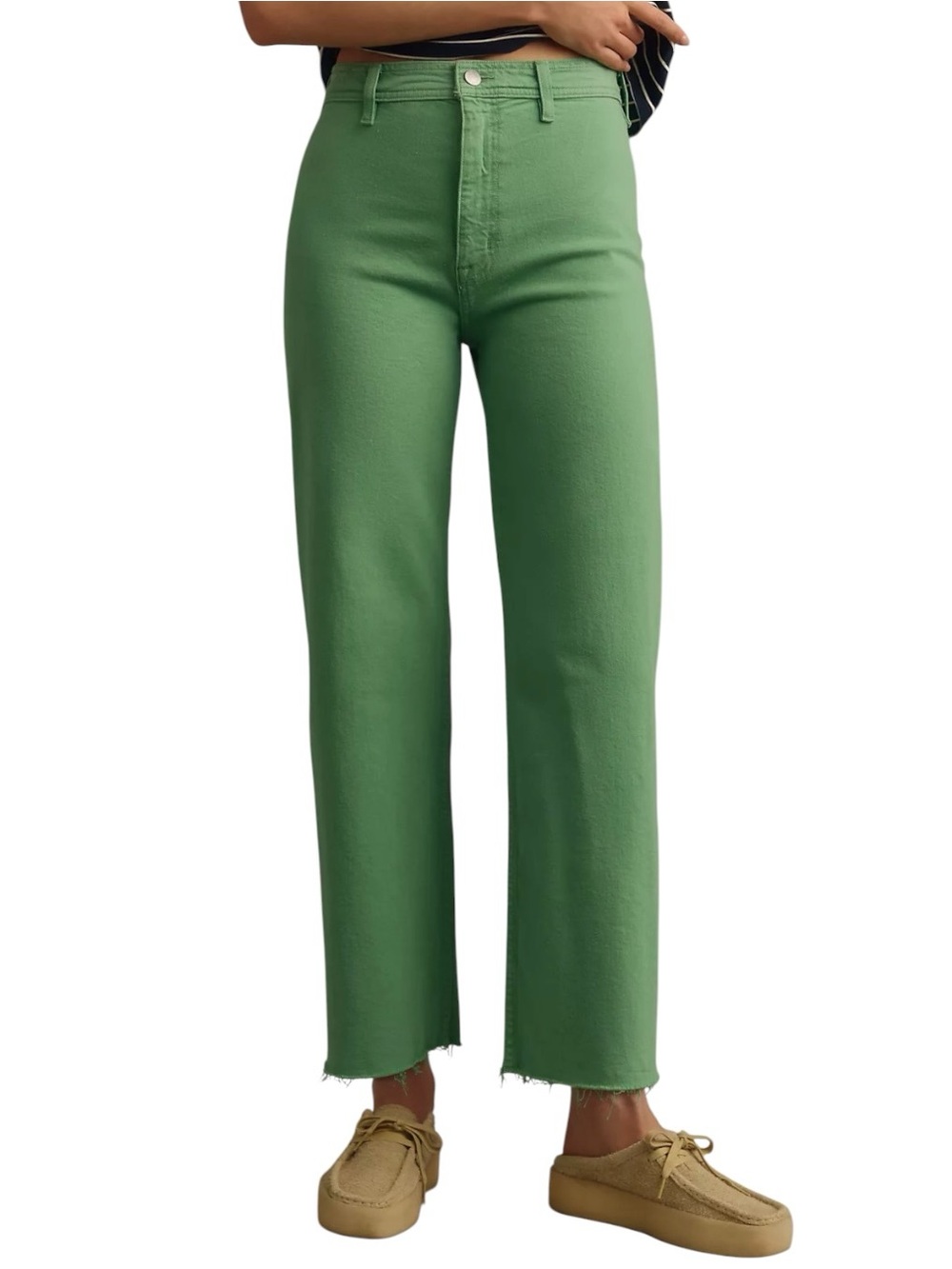 Pistola Penny High-Rise Wide-Leg Crop Jeans